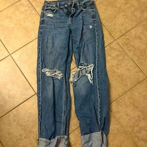 AMERICAN EAGLE WIDE LEG JEANS